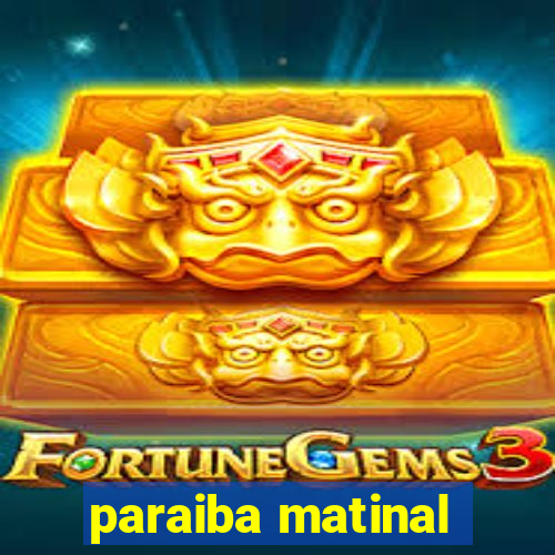 paraiba matinal